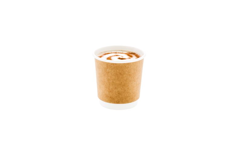 4 oz Kraft Paper Coffee Cup - Double Wall