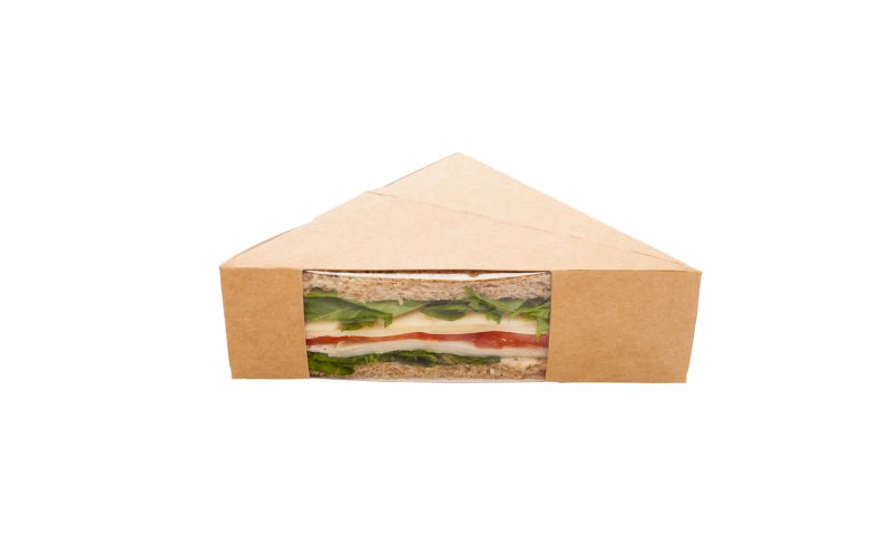 Triangle Kraft Paper Small Sandwich Box