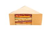 Triangle Kraft Paper Medium Sandwich Box