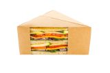 Triangle Kraft Paper Large Sandwich Box