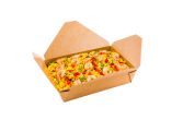 49 oz Rectangle Kraft Paper #2 Take Out Container