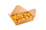 49 oz Rectangle Kraft Paper #2 Take Out Container