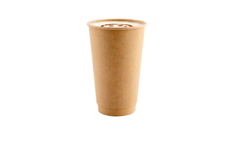 16 oz Kraft Paper Coffee Cup - Double Wall