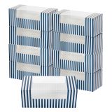 Blue & White Stripe Paper Box