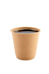 8 oz Kraft Paper Coffee Cup - Double Wall