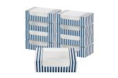 Blue and White Stripe Paper Box