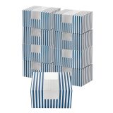 Blue & White Stripe Paper Box