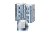 Blue and White Stripe Paper Box