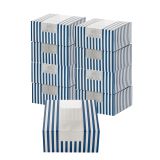 Blue and White Stripe Paper Box