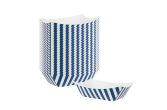 6 oz Blue & White Stripe Paper #40 Boat