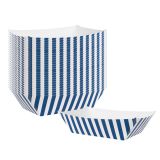 1/2 lb Blue & White Stripe Paper #50 Boat