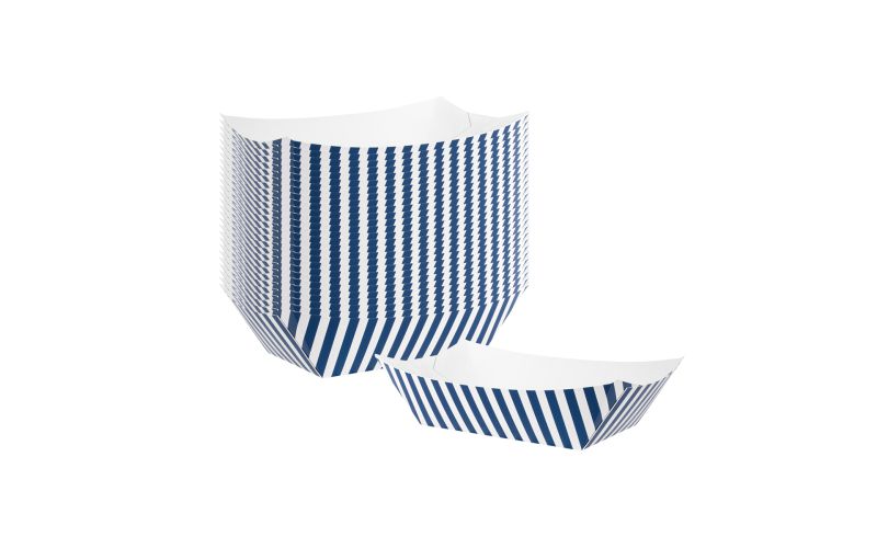 1 lb Blue & White Stripe Paper #100 Boat