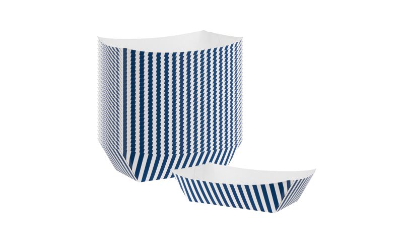 2 lb Blue & White Stripe Paper #200 Boat