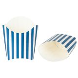 2 oz Blue & White Stripe Paper Container