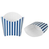 3 oz Blue & White Stripe Paper Container