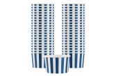 3 oz Round Blue & White Stripe Paper Cup