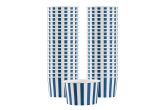 5 oz Round Blue & White Stripe Paper Cup