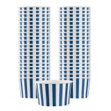 5 oz Round Blue & White Stripe Paper Cup