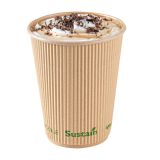 12 oz Kraft Paper Coffee Cup