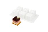 Silicone Bubble Cube Baking Mold - 6-Compartment