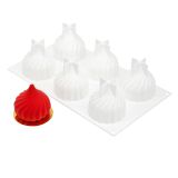 Silicone Spiral Baking Mold - 6-Compartment