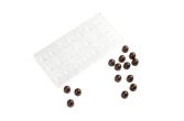 Polycarbonate Half Sphere Chocolate Mold, 21-Compartment
