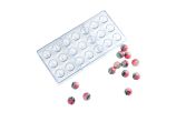 Polycarbonate Diamond Candy/Chocolate Mold - 21-Compartment