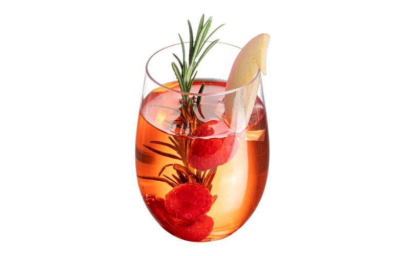 16 oz Clear Plastic Stemless Wine Glass