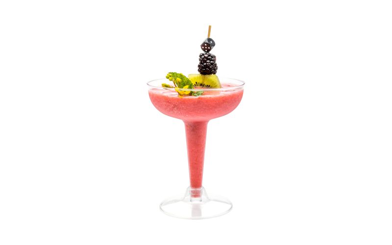 5 oz Round Clear Plastic Champagne Coupelle