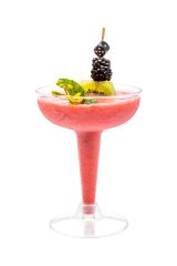 5 oz Round Clear Plastic Champagne Coupelle