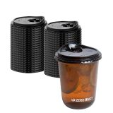 Round Black PLA Plastic Straw- 3.5in x 3.5in x.75in