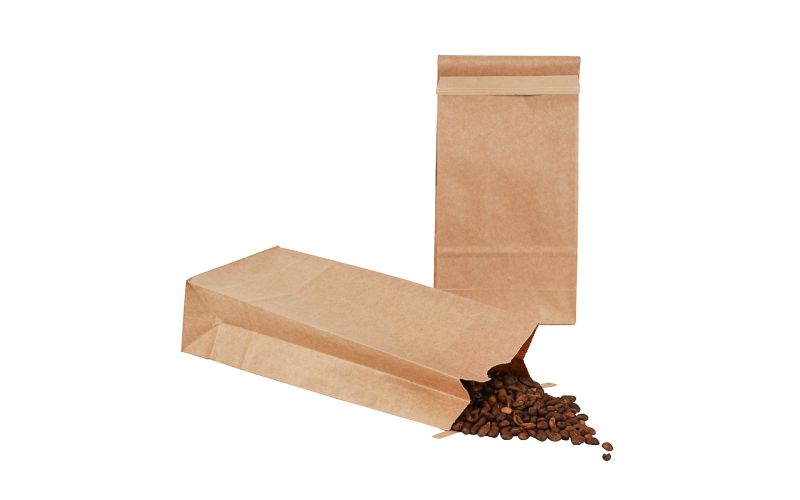 Kraft Paper Tin Tie Bag