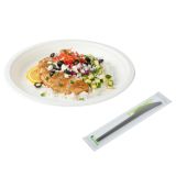 Black CPLA Plastic Knife