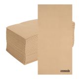 Rectangle Kraft Paper Linen-Feel Guest Towel - Air Laid