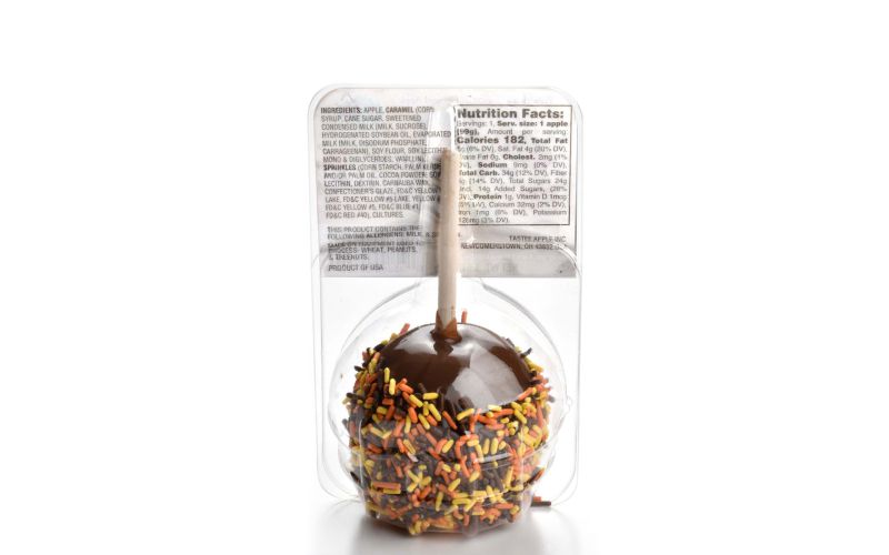 Caramel Apple with Wild Fall Sprinkles