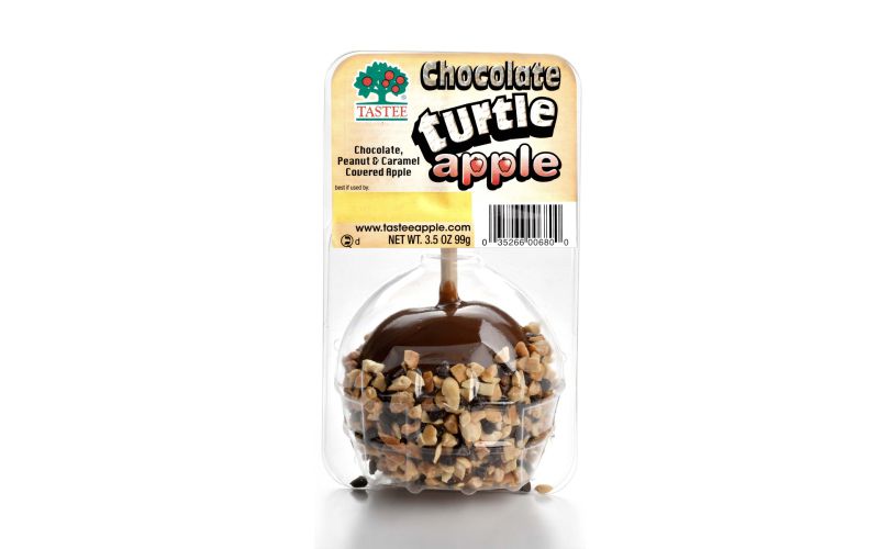 Caramel Apple With Chocolate and Peanuts