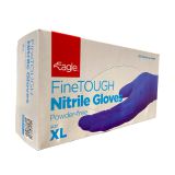 Extra Large FineTOUGH Powder Free Nitrile Blue Gloves