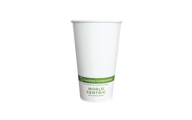 16 OZ Paper Compostable Hot Cups