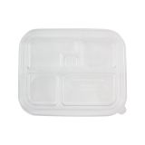 Plastic 5-Compartment Bento Box Lid