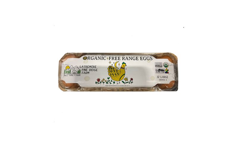 Organic Free Range Large Brown Eggs