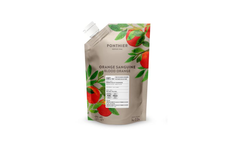 Chilled Blood Orange Puree