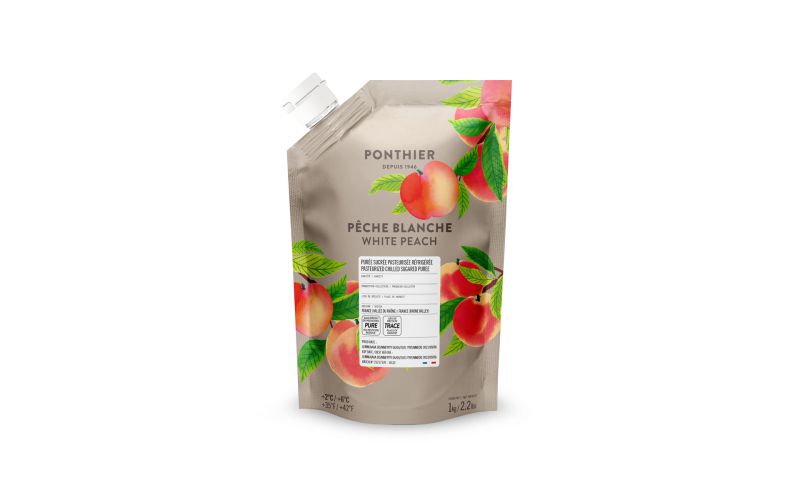 Chilled White Peach Puree