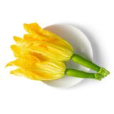 Zucchini with Flower