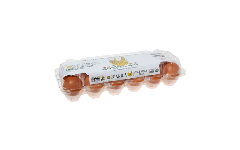Organic Free Range Jumbo Brown Eggs