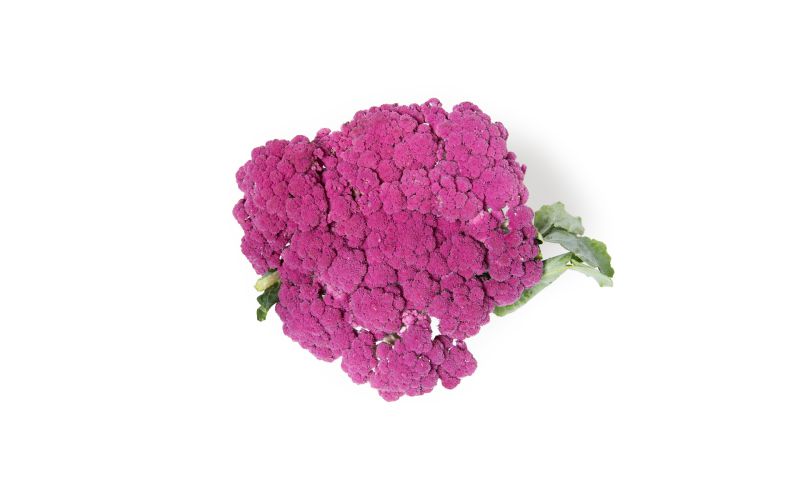 Organic Purple Murasaki Fioretto Cauliflower