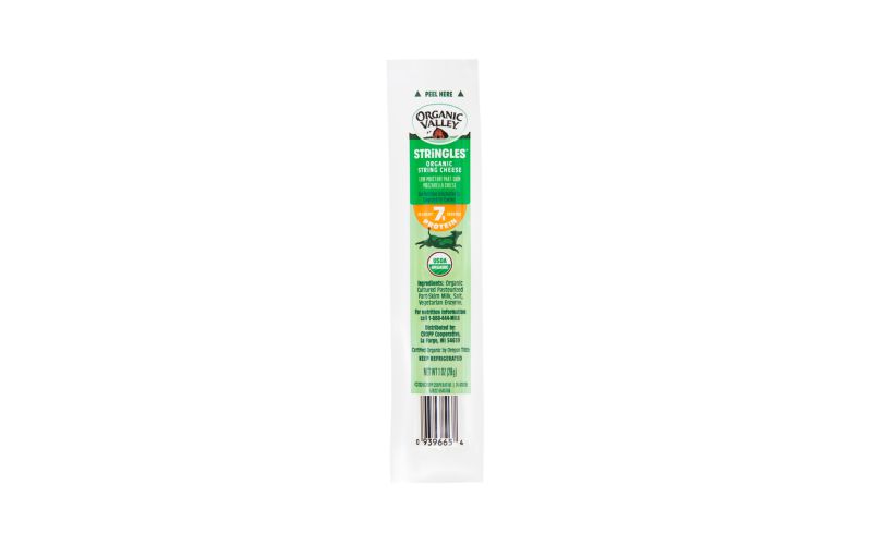Organic Mozzarella String Cheese Loose 72-count