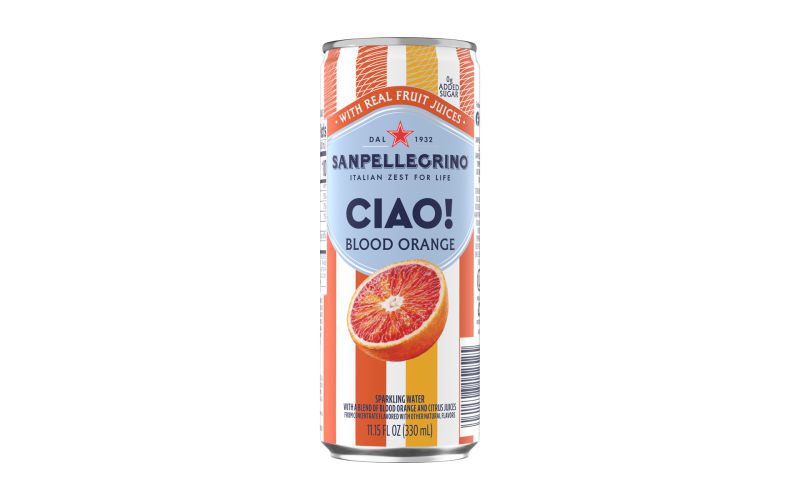 CIAO Blood Orange Flavored Sparkling Water