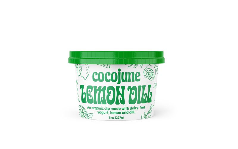 Organic Vegan Lemon Dill Coconut Yogurt Dip