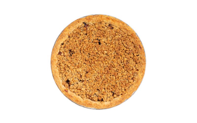 Rhubarb Crumble Pie 10 inch