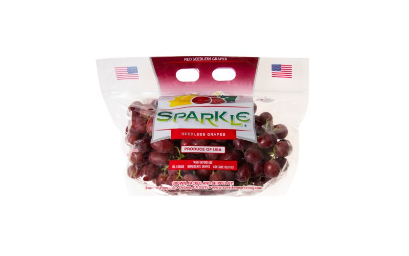Jumbo Premium Sparkle Red Seedless Grapes